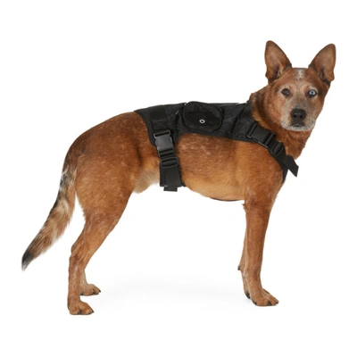 Marine Serre Ssense Exclusive Black Multiple Pockets Harness In 01 Black