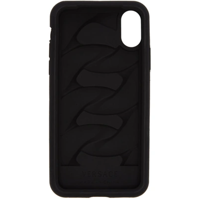 Shop Versace Black Chain Reaction Iphone X Case In D41 Black