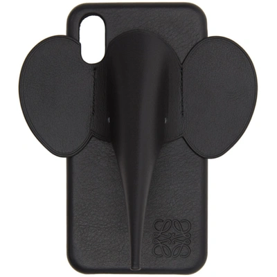 Shop Loewe Black Elephant Iphone X/xs Case In 1100 Black