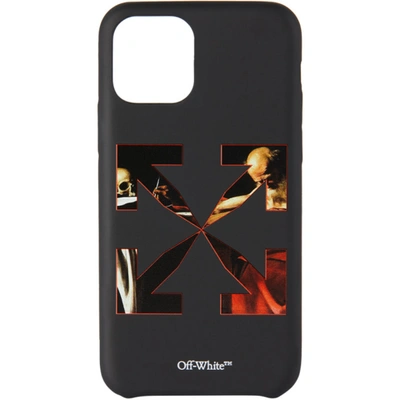 Off White Caravaggio Print Iphone 12 Mini Case In Black Modesens