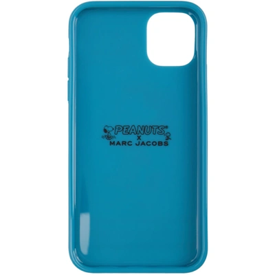 Shop Marc Jacobs Blue Peanuts Edition Lucy Iphone 11 Case In 401 Blue