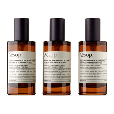 Shop Aesop Aromatique Room Spray Trio Set In N/a