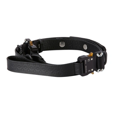 Shop Alyx 1017  9sm Black Large Dog Collar And Leash Set In Blk0001 Bla