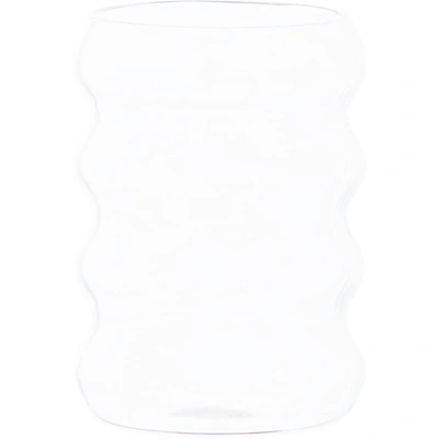 Shop Sophie Lou Jacobsen Ripple Glass Cup Set, 6 oz In Clear