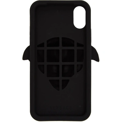 Shop Versace Black Medusa Iphone X Case In D41 Black