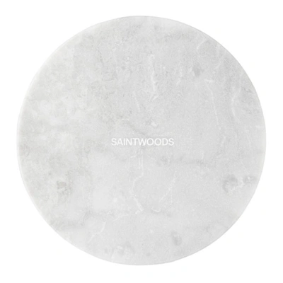 Shop Saintwoods Ssense Exclusive Grey Marble Coaster Set