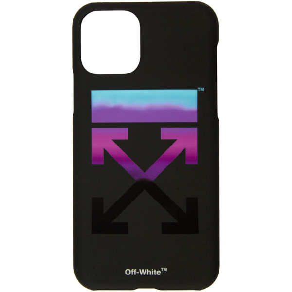 Off White Black Gradient Iphone 11 Pro Case In Black Multi Modesens