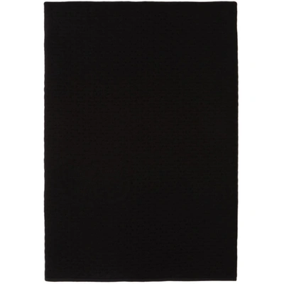 Shop Byborre Black Makers Unite Edition 3d Blanket In Soot Black