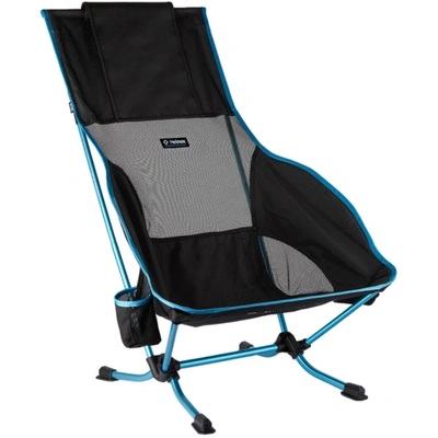 Shop Helinox Black & Blue Canvas Playa Chair