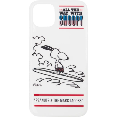 Shop Marc Jacobs White Peanuts Edition Snoopy Iphone 11 Case