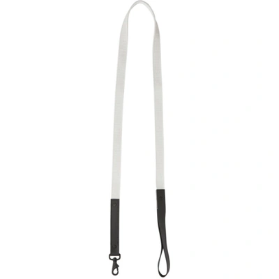 Shop Rains Off-white Webbing Leash In Mat Offwhit