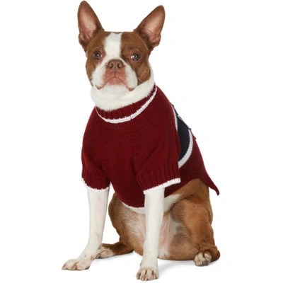 Shop Dsquared2 Red Poldo Dog Couture Edition Quebec Sweater In M1137 Red