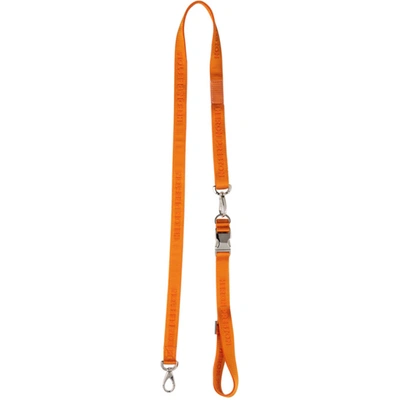 Shop Heron Preston Orange Vip Edition Waist Leash In 2200 Orange
