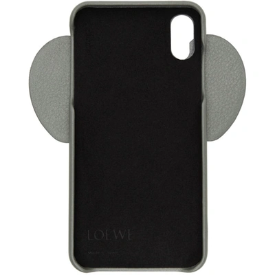 Shop Loewe Grey Elephant Iphone Xs Max Case In 1560 Gunmen