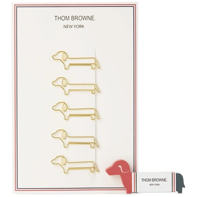 Shop Thom Browne Multicolor Hector Eraser & Paper Clips In 960 Multi