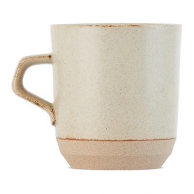 Shop Kinto Beige Large Ceramic Lab Clk-151 Mug Set, 14 oz