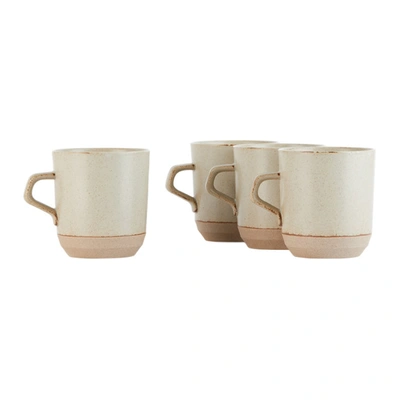 Shop Kinto Beige Large Ceramic Lab Clk-151 Mug Set, 14 oz