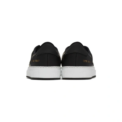 Shop Common Projects Black Retro G-2 Low Sneakers In 7547 Black