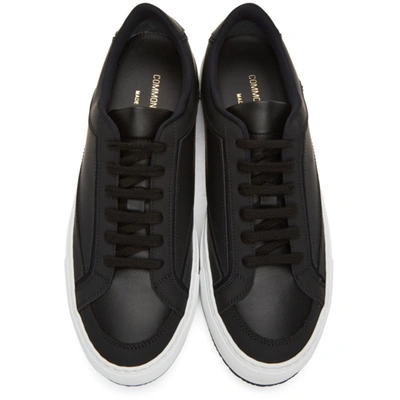 Shop Common Projects Black Retro G-2 Low Sneakers In 7547 Black