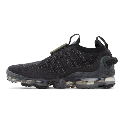 Shop Nike Black Air Vapormax 2020 Flyknit Sneakers In Black/black/dark Grey