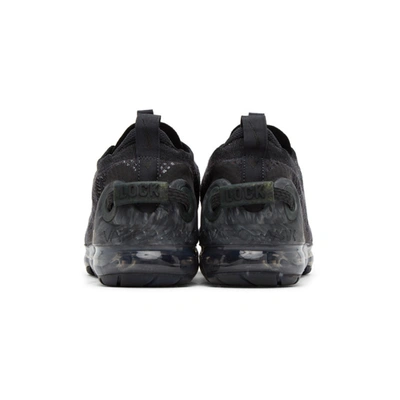 Shop Nike Black Air Vapormax 2020 Flyknit Sneakers In Black/black/dark Grey