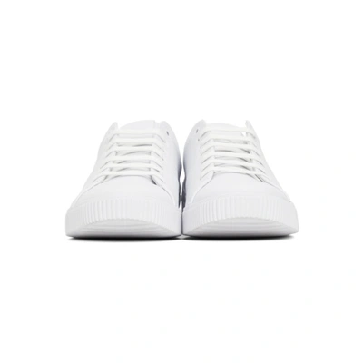 Shop Hugo White Zero Tennis Sneakers In 100 White