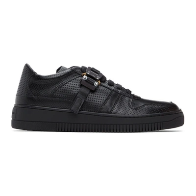 Shop Alyx Black Buckle Sneakers In Blk0001 Blk