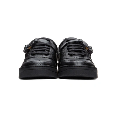 Shop Alyx Black Buckle Sneakers In Blk0001 Blk