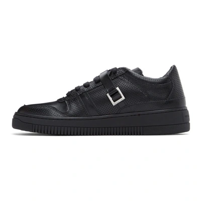 Shop Alyx Black Buckle Sneakers In Blk0001 Blk