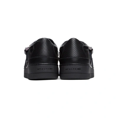 Shop Alyx Black Buckle Sneakers In Blk0001 Blk