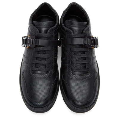 Shop Alyx Black Buckle Sneakers In Blk0001 Blk