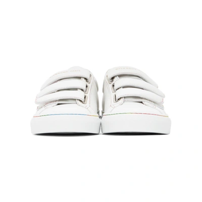 Shop Givenchy White & Red Urban Knots Sneakers In 112-white/r