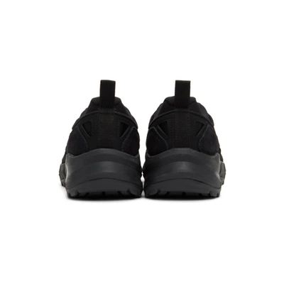 Shop Salomon Black Odyssey Advanced Sneakers In Blackmagnet