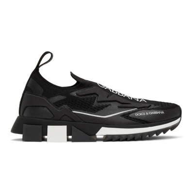 Shop Dolce & Gabbana Black Sorrento Sneakers In 89690 Nerbi