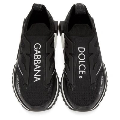 Shop Dolce & Gabbana Black Sorrento Sneakers In 89690 Nerbi