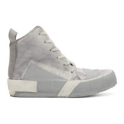 Shop Boris Bidjan Saberi Grey Bamba 1 Sneakers In Light Grey