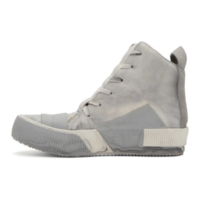 Shop Boris Bidjan Saberi Grey Bamba 1 Sneakers In Light Grey