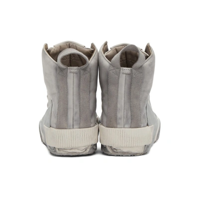 Shop Boris Bidjan Saberi Grey Bamba 1 Sneakers In Light Grey