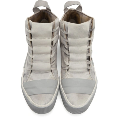 Shop Boris Bidjan Saberi Grey Bamba 1 Sneakers In Light Grey