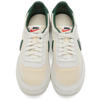 Shop Nike Off-white & Green Killshot Og Sp Sneakers In Sail/green