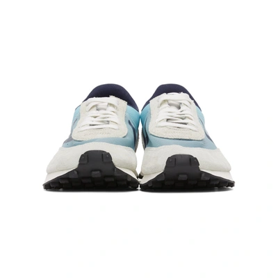Shop Nike Blue And Grey Daybreak Sp Sneakers In Teal/midnig