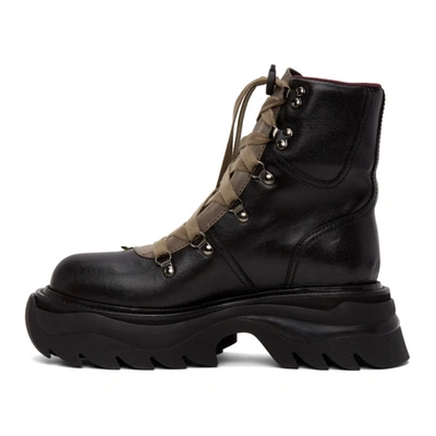 Shop Off-white Black Equipment Platform Boots In Black/brown