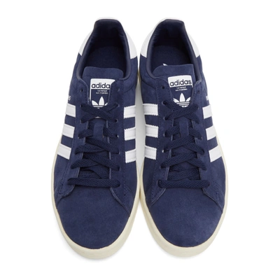 Shop Adidas Originals Blue Campus Sneakers In Dkbl/wht