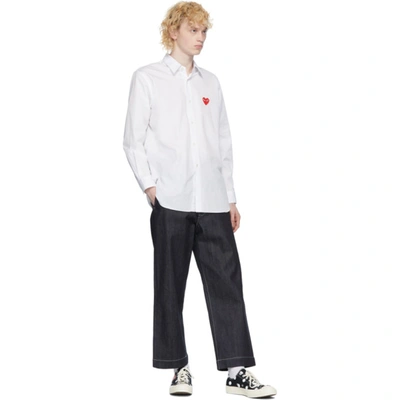 Comme Des Garçons Play Black Converse Edition Polka Dot Heart Chuck 70 Low Sneakers In Black