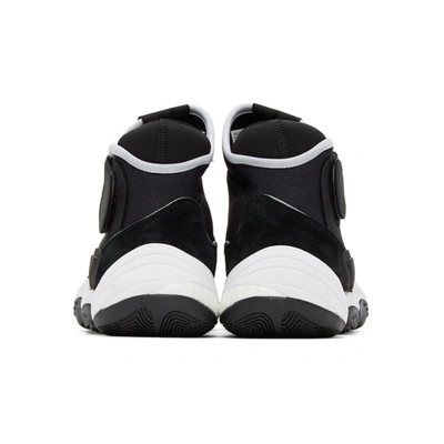 ADIDAS ORIGINALS X PHARRELL WILLIAMS 黑色 CRAZY BYW 高帮运动鞋