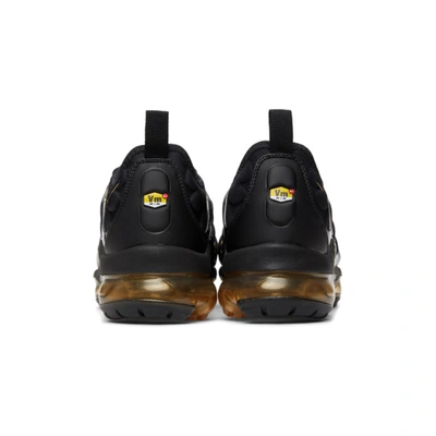 Shop Nike Black And Gold Air Vapormax Plus Sneakers In 001 Black/m