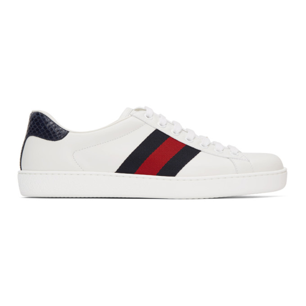 gucci ace sneaker blue and red