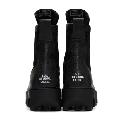 Shop S.r. Studio. La. Ca. Black Therapist Lace-up Boots