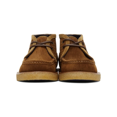 Shop Dolce & Gabbana Brown Suede Desert Boots In 8i142 Corda