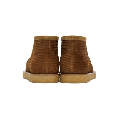 Shop Dolce & Gabbana Brown Suede Desert Boots In 8i142 Corda